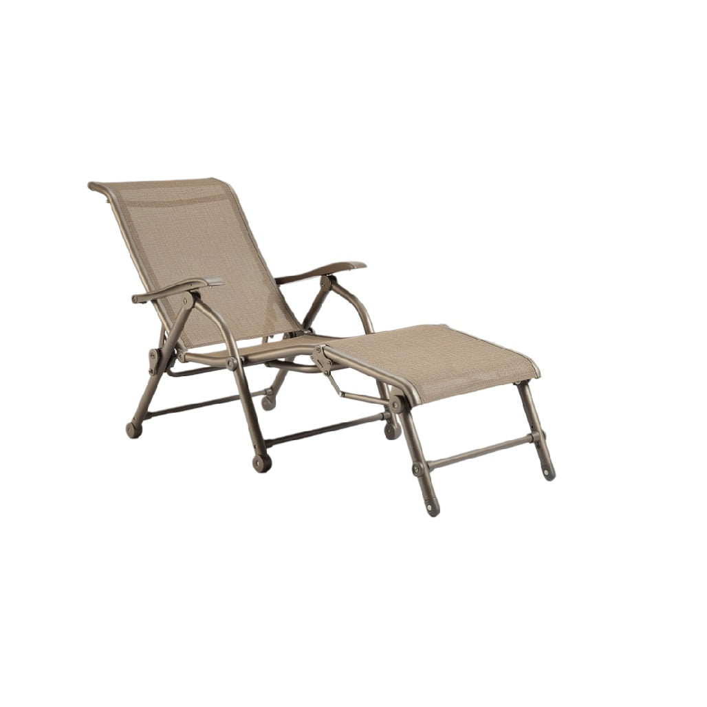 Modern Adjustable Reclining Chaise Lounge Chair with Footrest